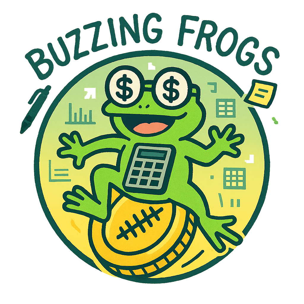 Buzzing Frogs Logo